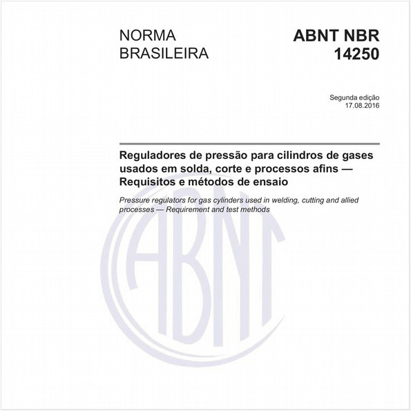 Target Normas ABNT NBR 14250 NBR14250 Reguladores de pressão