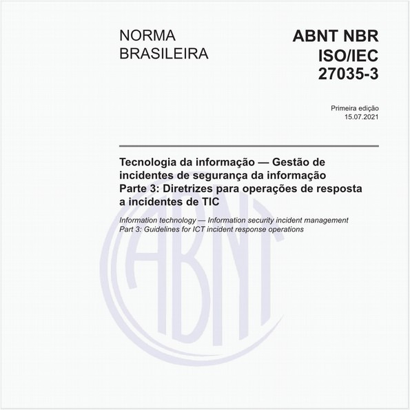 Abnt Nbr Isoiec 27035 3 Nbrisoiec27035 3 Tecnologia Da Informação 9867