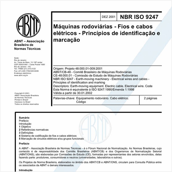 ABNT NBR ISO 9246 NBRISO9246 Máquinas rodoviárias - Lâminas