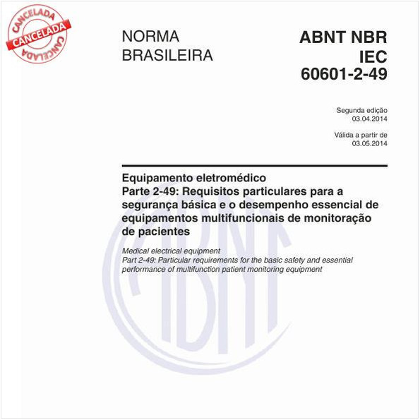 Target Normas ABNT NBR IEC 60601 2 49 NBRIEC60601 2 49 Equipamento