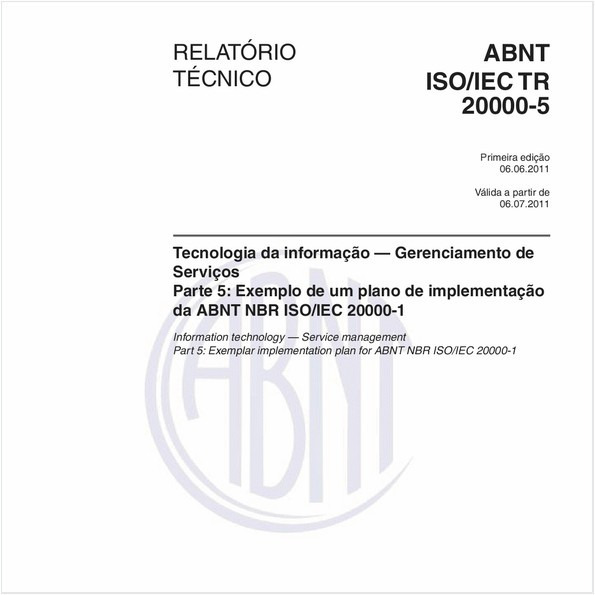 Abnt Isoiec Tr 20000 5 Abnt Isoiec Tr 20000 5 Tecnologia Da 8520