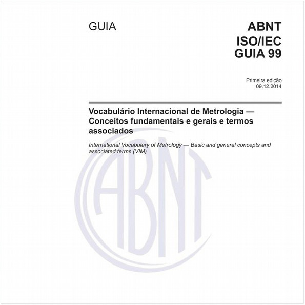 Abnt Isoiec Guia 99 Abnt Isoiec Guia99 Vocabulário Internacional 0472