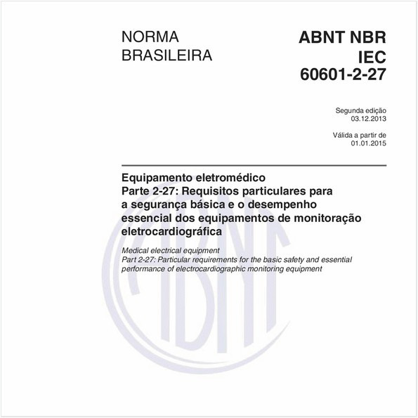 Target Normas Abnt Nbr Iec 60601 2 27 Nbriec60601 2 27 Equipamento 0016