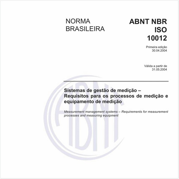 Target Normas Abnt Nbr Iso 10012 Nbriso10012 Sistemas De Gestão 8381