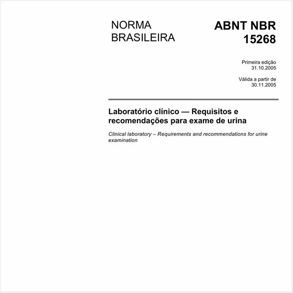 Target Normas Abnt Nbr 15268 Nbr15268 Laboratório Clínico 6769