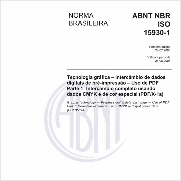 NBR 8220, PDF, Impressão