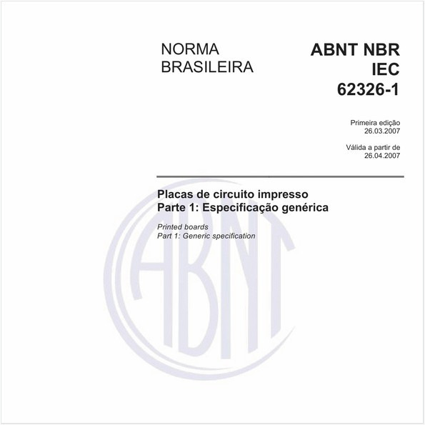 Target Normas Abnt Nbr Iec 62326 1 Nbriec62326 1 Placas Circuito 8793