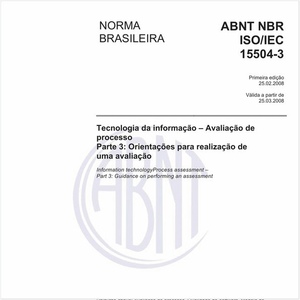 Target Normas Abnt Nbr Isoiec 15504 3 Nbrisoiec15504 3 Tecnologia 1314