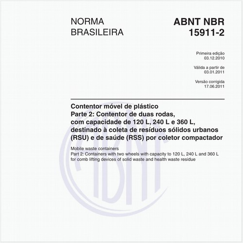 ABNT NBR 9375 NBR9375 Cabos de potência com isolação sólida