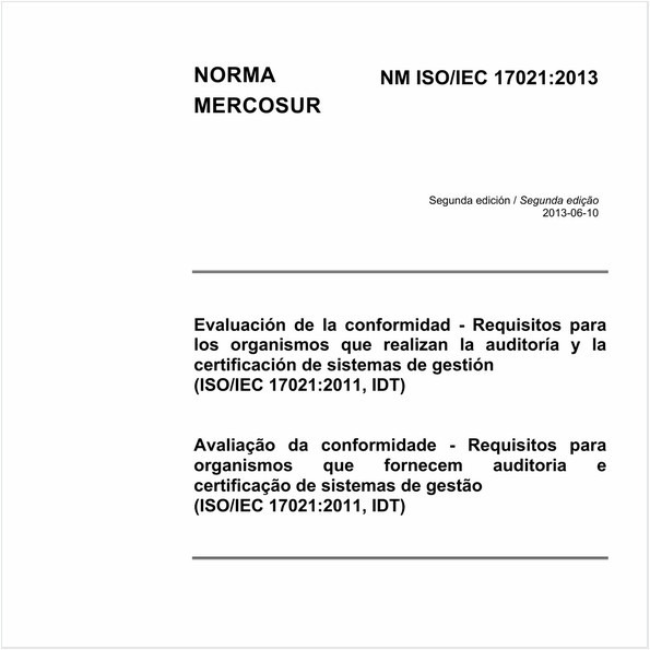 Target Normas Nm Isoiec 17021 Nm Isoiec17021 Avaliação 6562